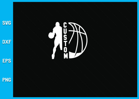 Basketball Custom Player SVG: Graphics for Creative Projects