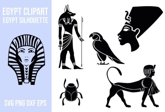 Egypt Silhouette Clip Art: Graphics for Creative Projects