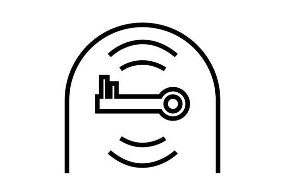 Imprint Key Silhouette Clipart: Graphics and Icons for Local Business