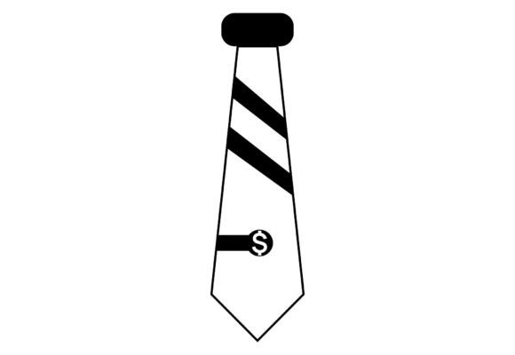 Minimalist Tie Icon Symbol: Graphics and Icons for Modern Branding
