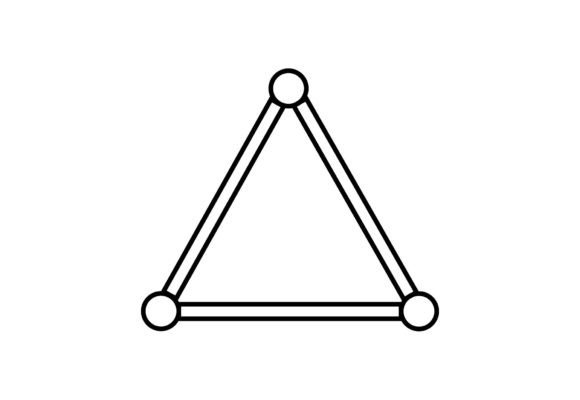 Minimalist Triangle Model Artwork: Graphics and Icons for Modern Design