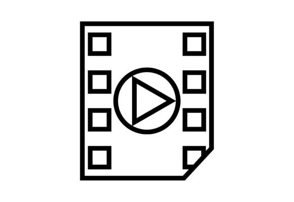 Movie File Vector Svg Graphics and Icons