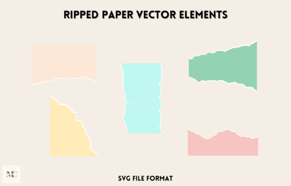 Ripped Paper Vector Elements