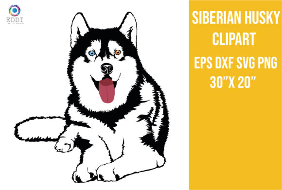 Siberian Husky Clip Art: Graphics & Freebies for Crafters