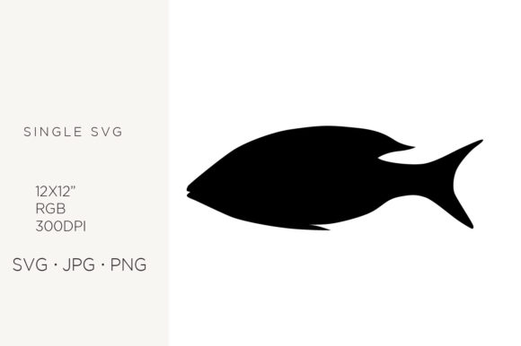 Silhouette of a Fish Graphics and Icons