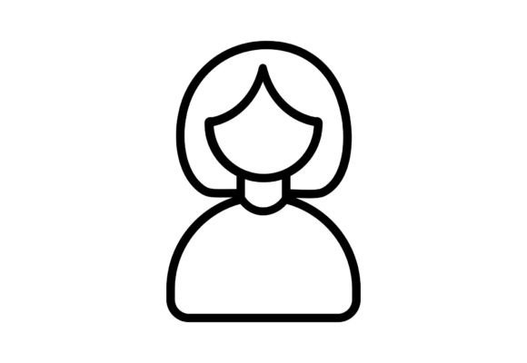 Woman Outline Clipart Svg